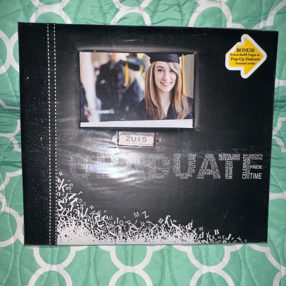 Black and White Graduation Photo Album